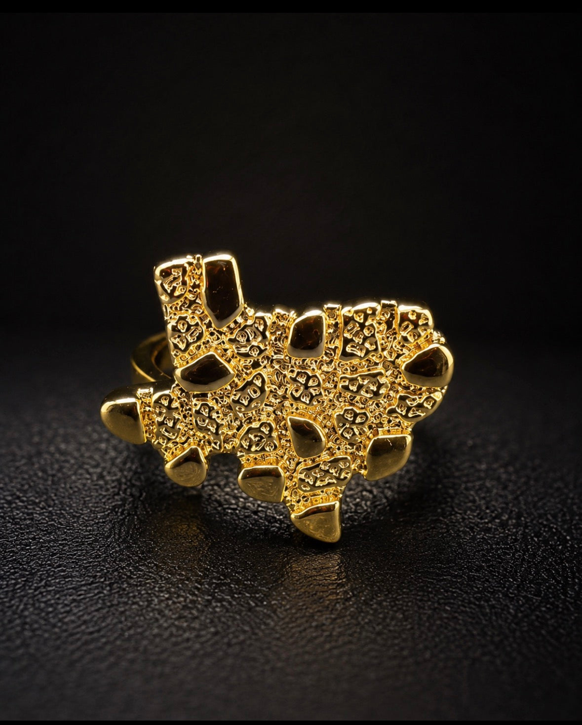 Map nugget ring