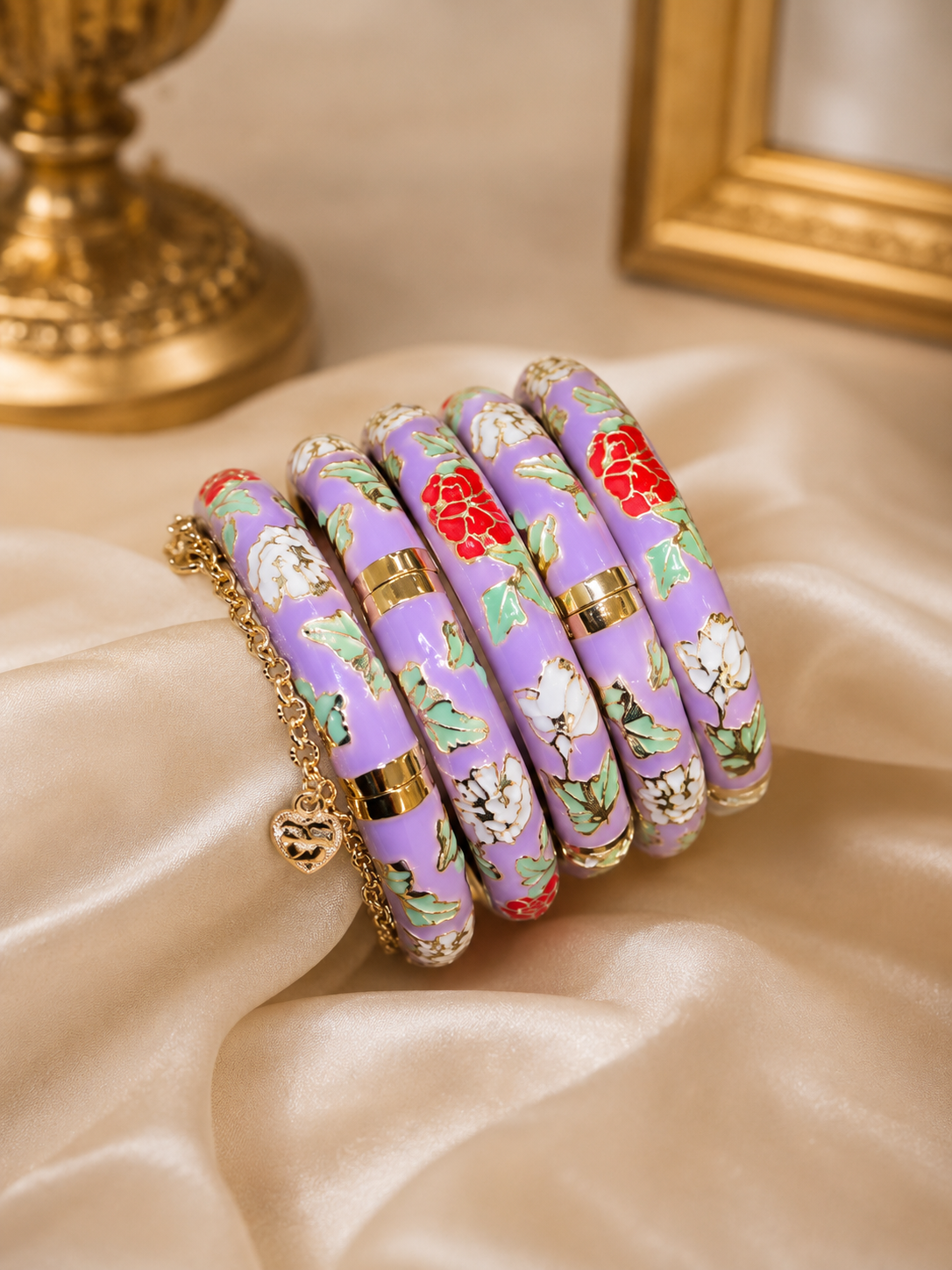 Floral bangles