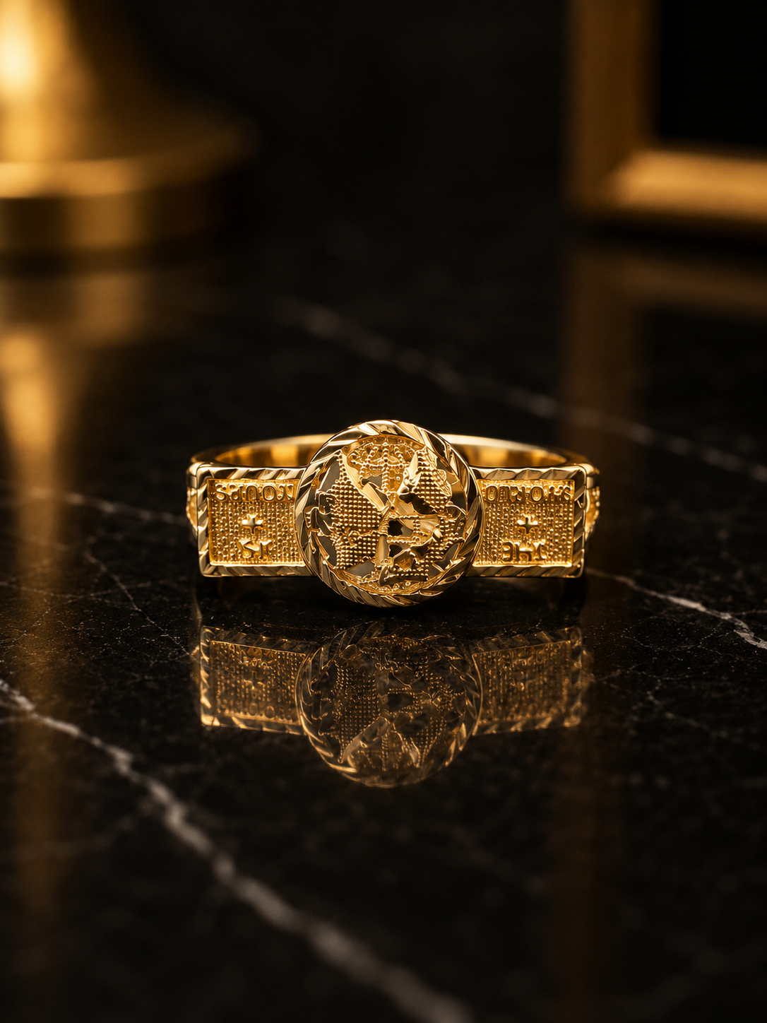 World peace two finger ring