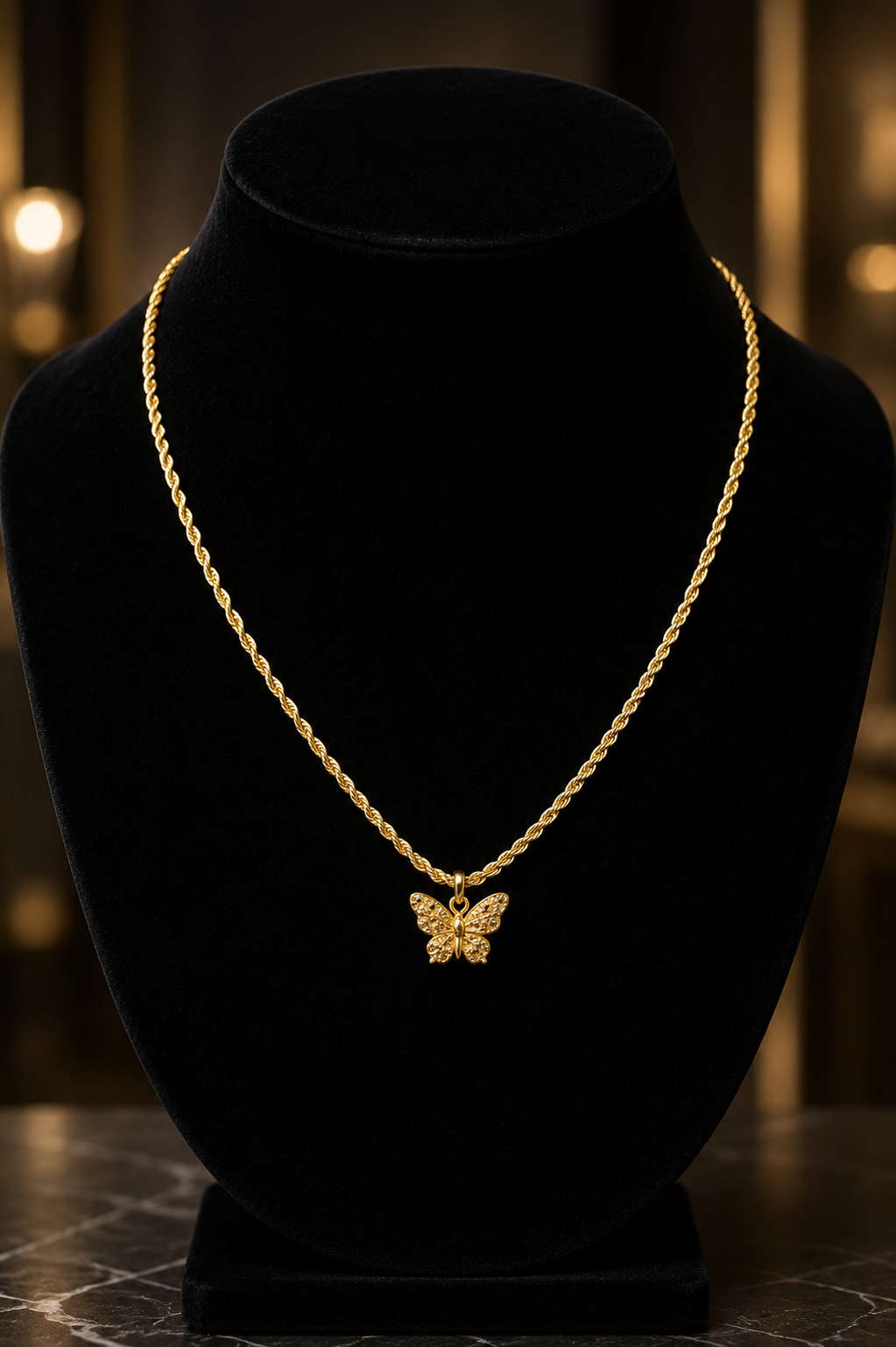 Butterfly necklace