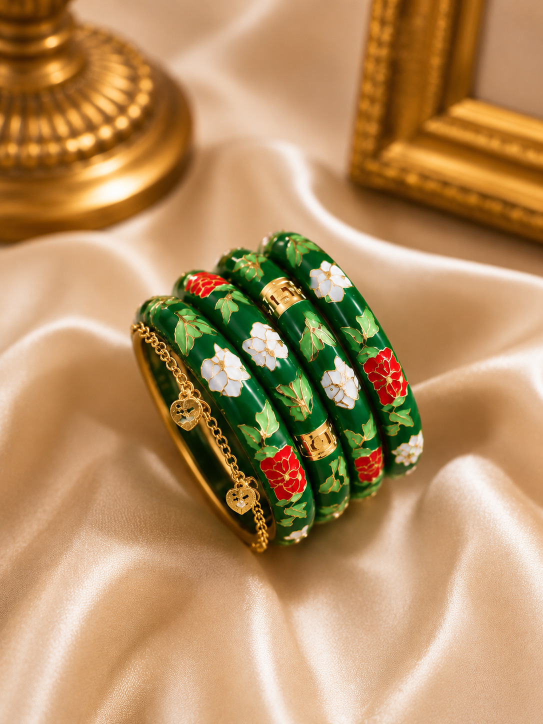 Floral bangles